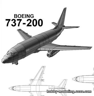Boeing 737 модель, Murphs Models скачать