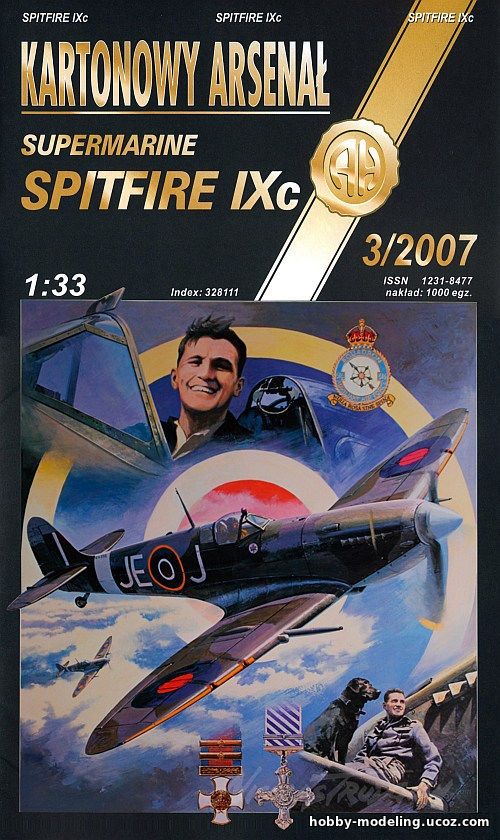 Spitfire Mk.IXc модель, Перекрас Halinski KA