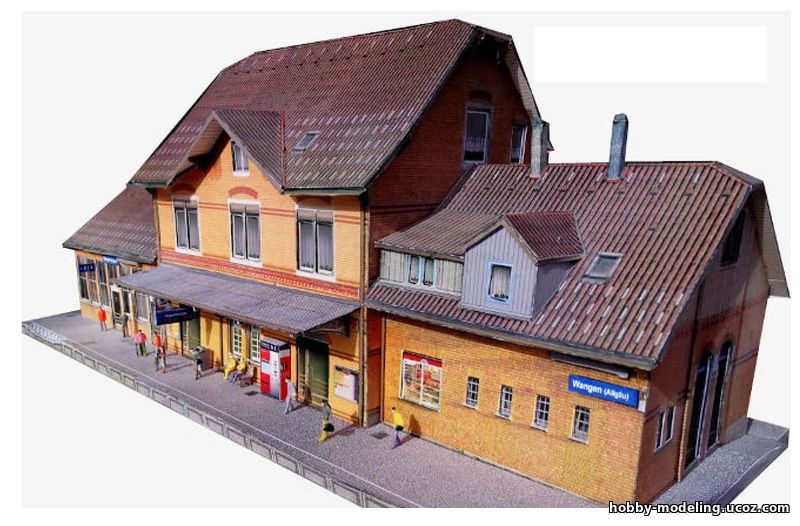 Wangen Allgau Bahnhof модель скачать