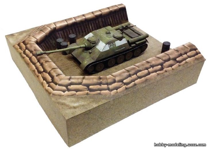 Paper Tanks СУ-100 модель, Бронекоробочка танки скачать