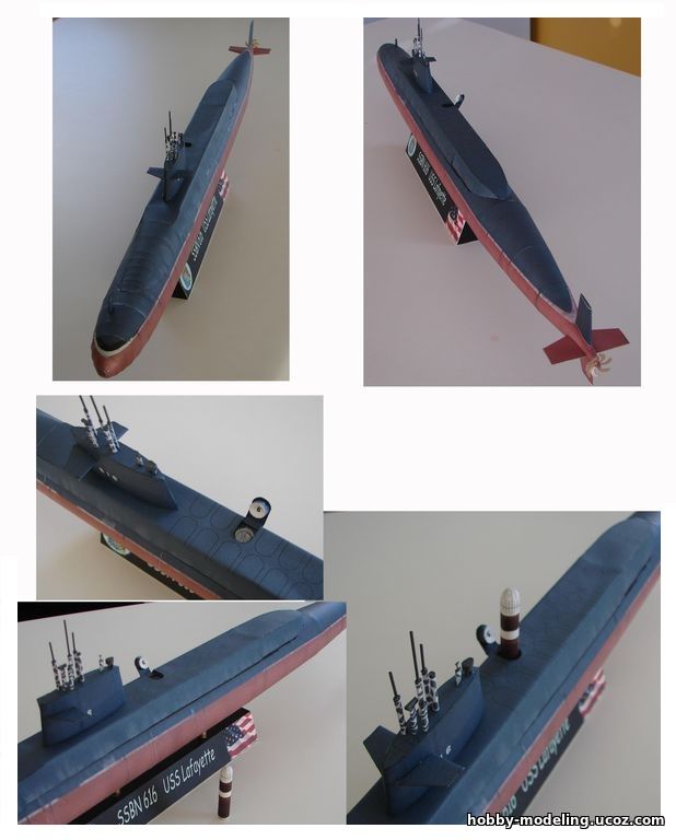USS Lafayette модель скачать Orlik