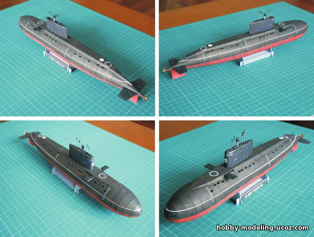 Б-808 модель, подводная лодка