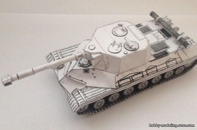 Т10М танк модель скачать Бумажные танки Объект 268