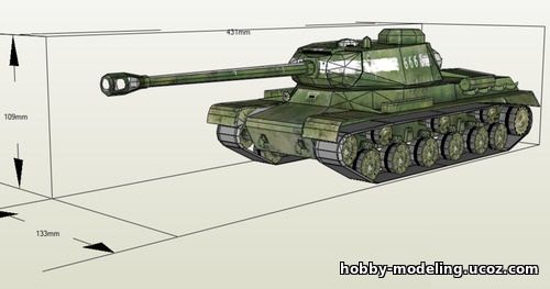 танк ИС-2 модель скачать